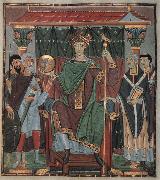 Ottonisch Reichenau, Otto III,thronend,Evangeliar Otto III